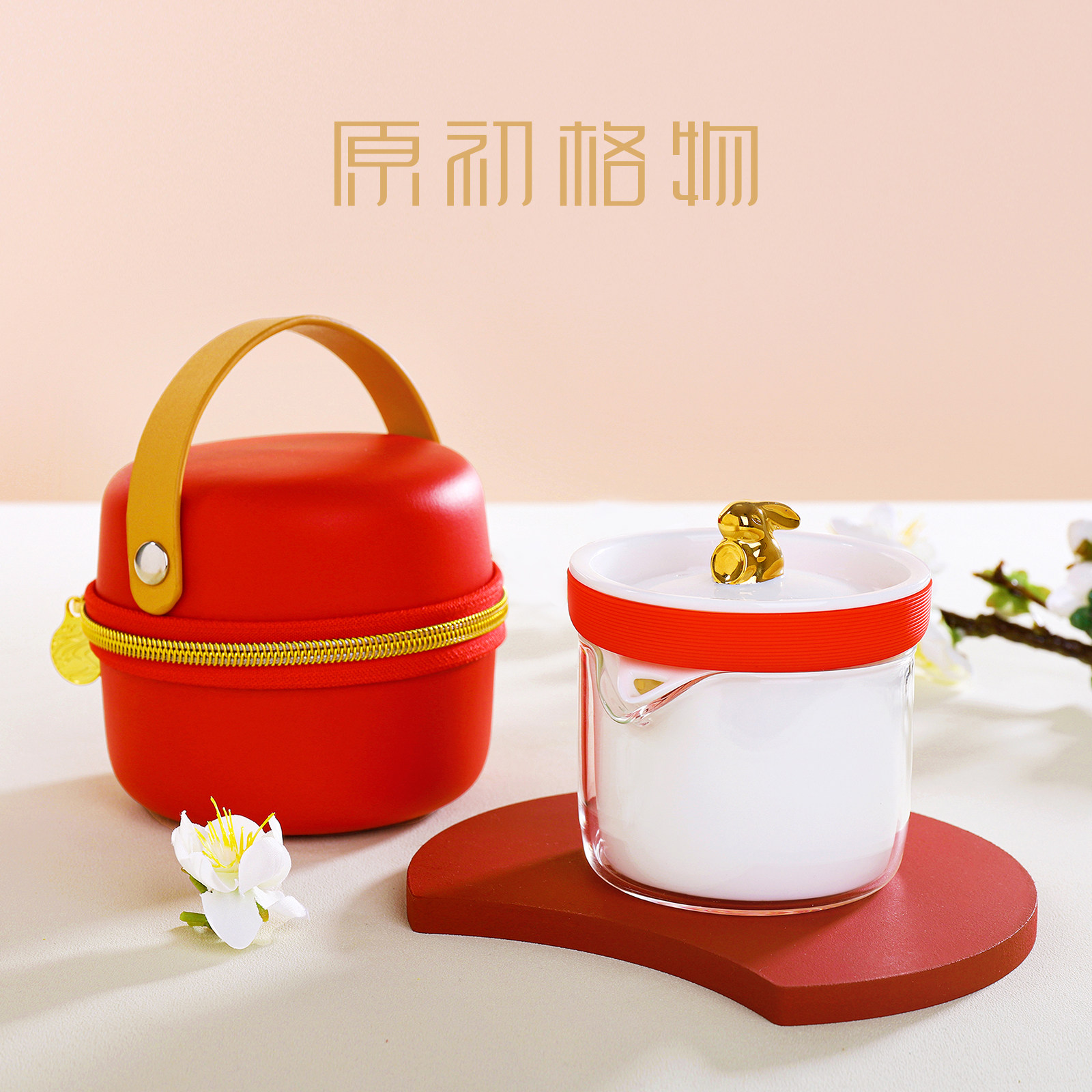 原初格物有钱兔新中式功夫茶具兔年2023新款防烫高级盖碗个人专用,餐饮具,功夫茶具,淘宝优惠券,粉丝福利购,淘宝优惠卷