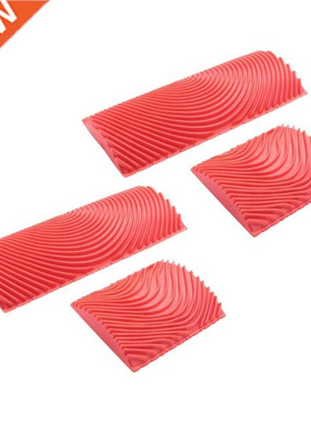 6Pcs Wood Graining Grain Rubber Patin Painting Effects  W