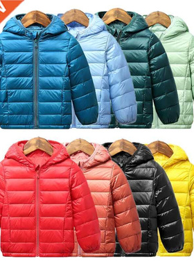 Autumn Winter Kids Down Jackets For Girls Children Warm Down