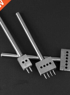 5mm 2+4+6 Prong Leather Punch Tools Row Circular Hole Stitch
