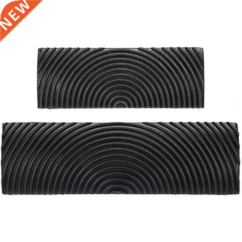Black Rubber Wood Grain Paint Roller DIY Graining Painting T