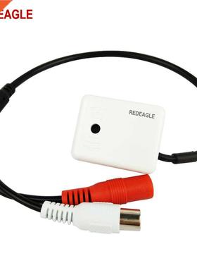 *Adjustable Mini ADIO CCTV Microphone pick up MIC RCA Audio