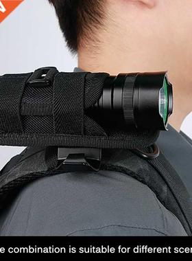 Tactical 360 Degree Flashlight Pouch Holster Rotary Torch Ca
