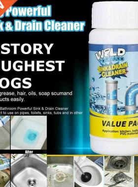 Kitchen Pipe Dredging Cleaner Pipe Powder Sink Drain Bottle
