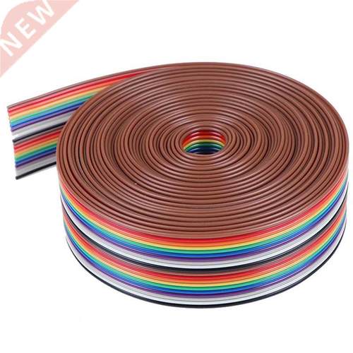 5M 1.27mm 20P Cable Rainbow Flat Line Support Wire Soldered