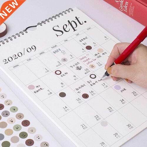 2021 Simple Wall Calendar Weekly Monthly Planner Agenda Cale