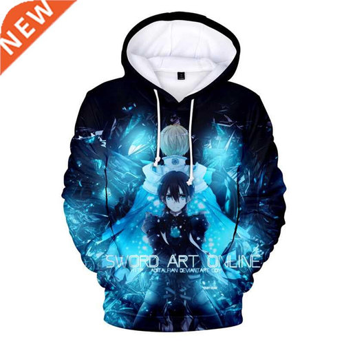 Sword Art Online 3D Print Anime Hoodies Fashion Casual Sweat