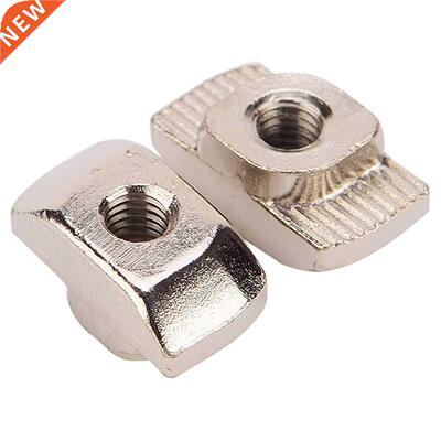 50PCS M5 Hammer Nut Connector T Fastener Sliding Nut Nickel