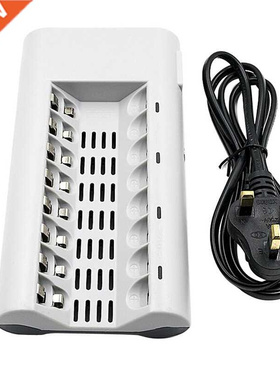 8 Slots Charger AA / AAA Ni-MH / Ni-Cd Batteries Rechargeabl