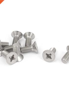 M8 x 20mm Cross Flat Head Countersunk Bolts Screws 10 pcs