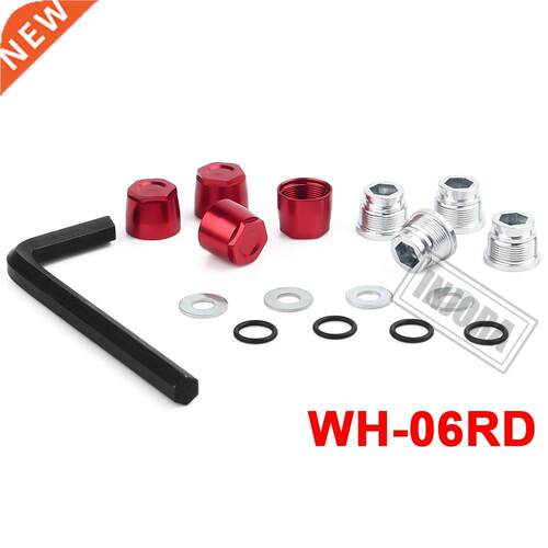 4PCS Aluminium RC Car M4 Nut Wheel Rim Center Cap for 1/10 R