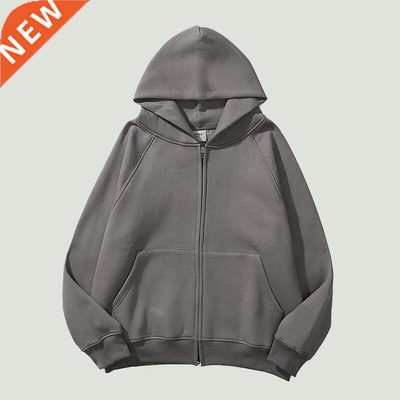 Brand Oversize Fleece Hoodies Sweatshirts Men Stereoscopic L