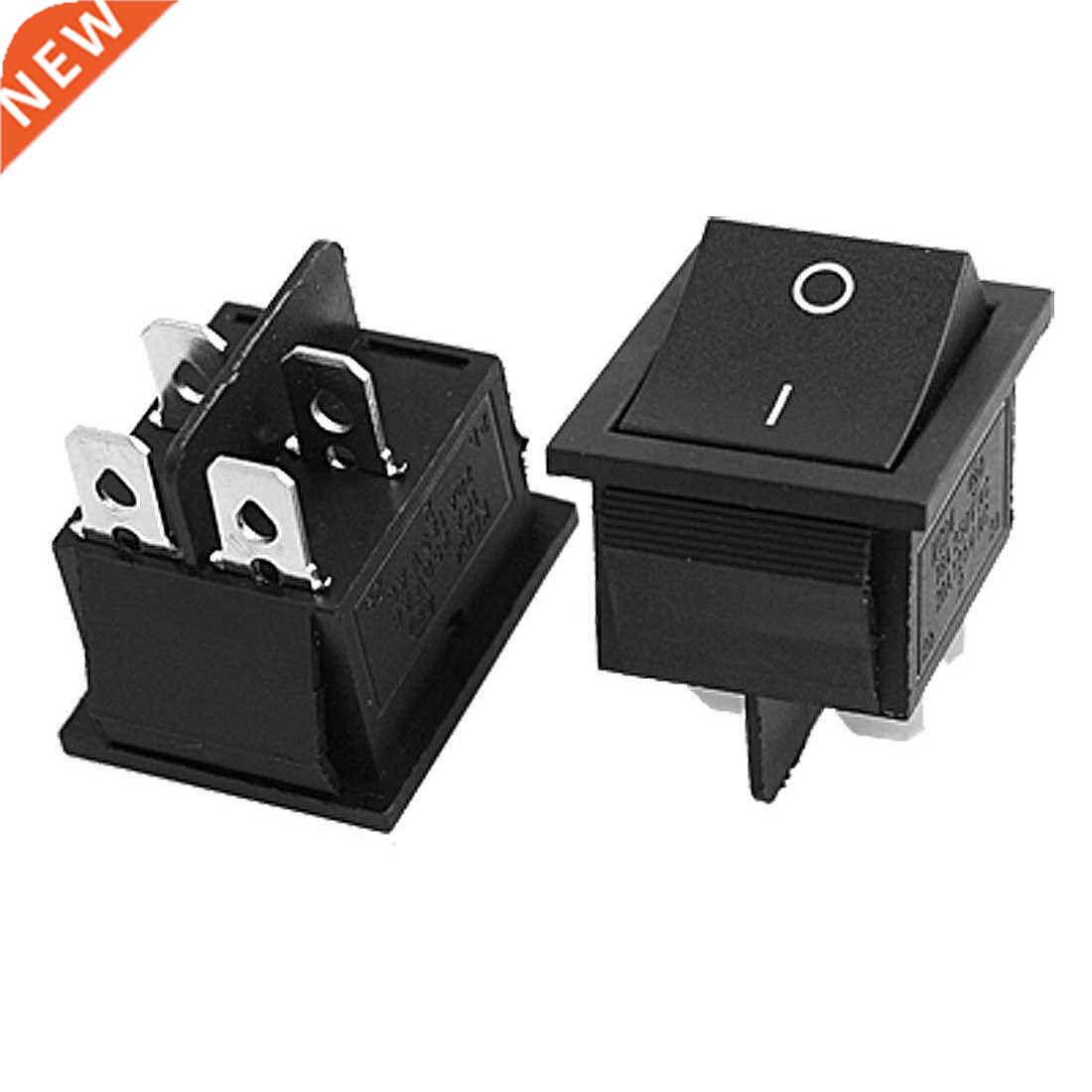 2pcs AC 16A/250V 20A/125V 4 Pin ON-OFF 2 Position DPST Snap