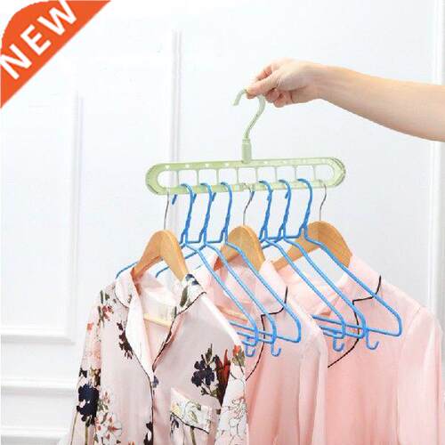 Drying Rack 9 Holes Multifunction Plastic Clothes Rack