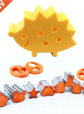 New 10pcs Fruit Cookie Cutter Mold Hedgehog Box Design Mini