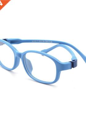 Round Blue Light Kids Glasses Children Optical Frame Eyeware