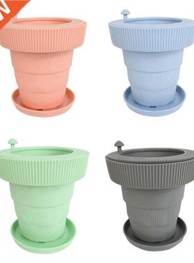 TPR Flower Pots Water Storage Function Outdoor Garden Plante