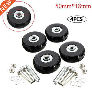Wheel Luggage Practical Replacement Scr 4Pcs Roller Flexible