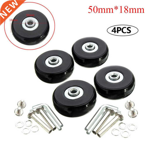 4Pcs Flexible Luggage Wheel Practical Replacement Roller Scr