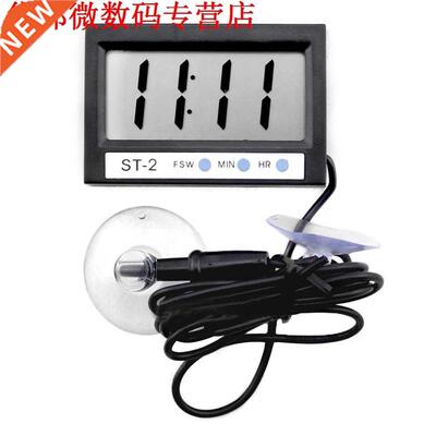 ST-2 Indoor Outdoor LCD Thermometer Temperatuur Meter Klok M