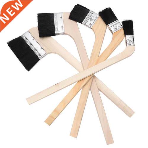 Wooden Paint Brushes Long handle elbow for wall painting BBQ
