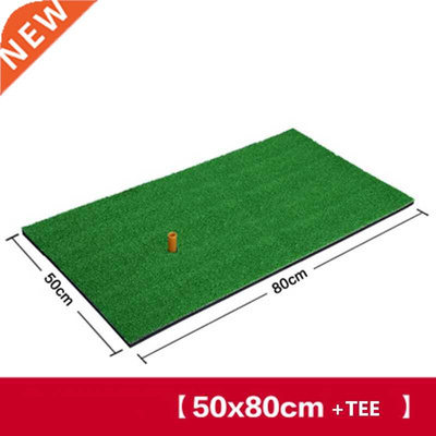 PGM Golf Practice Grass Mat Indoor Training Hitting Pad Wit