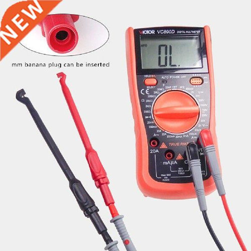 Multimeter Test Line Probe Extension Back Piercing Needle