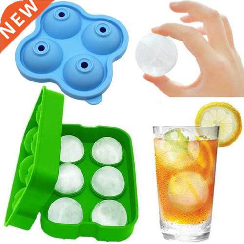 Silicone Ice Cube Mold Whiskey Drink Ice Ball Maker Tray