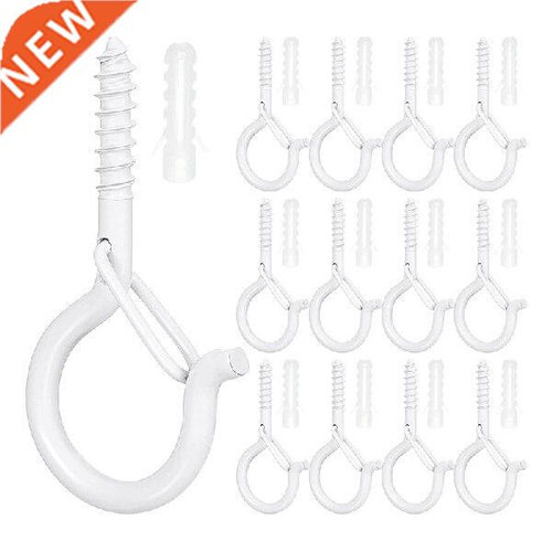 12Pcs Q-Hanger Hooks Ceiling Q Screw Hook Screw Lights