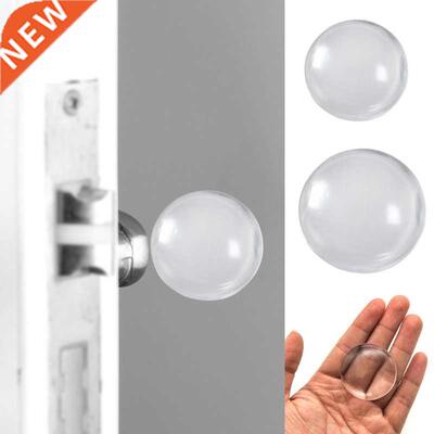 6 Pcs Transparent Door Stoppers Wall Protection Safety