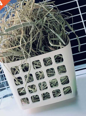 Rabbit Food Feeder Small Animals Rat Hay Rack Manger Chinchi