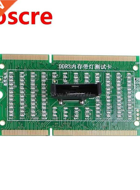 DDR3 Memory Slot Tester Card with LED Light for Laptop Mothe