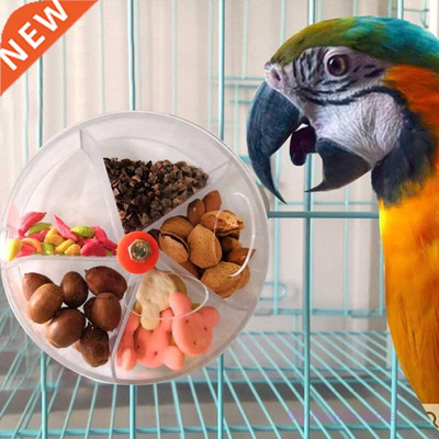 Parrot Feeder Device Foraging Toys Bird Bite Toy Wheel Shap