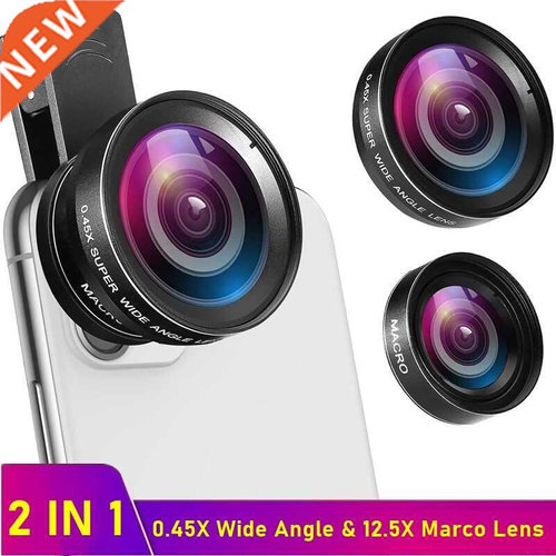 Tongdaytech Mobile Phone Lens 0.45x Super Wide Angle 12.5x M