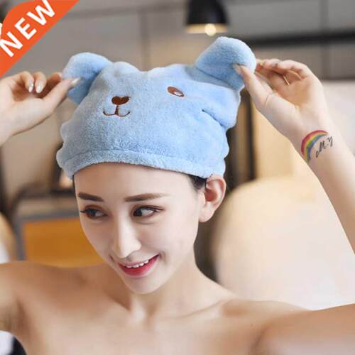 Shower Cap Soft Thick Strong Absorbent Turban Quick-Drying