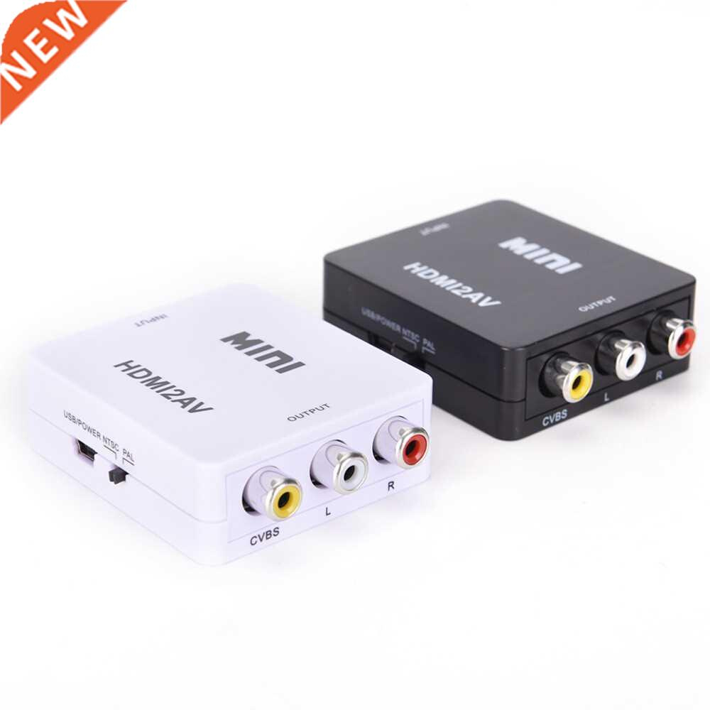 HDMI To RCA AV/CVS Adapter HD 1080P Mini HDMI2AV Video Conv