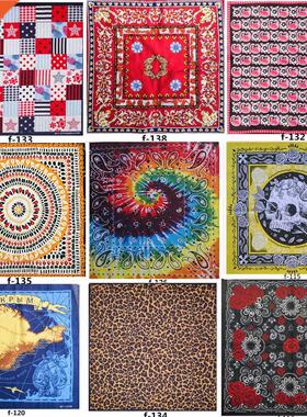 f-101 55*55cm Cotton Hip Hop Bandana Headwear Hair Band Scar