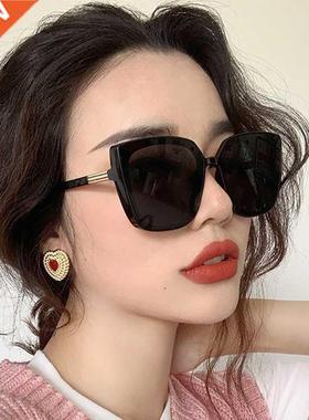 New Brand Designer Cat Eye Sunglasses Woman Vintage Black Mi