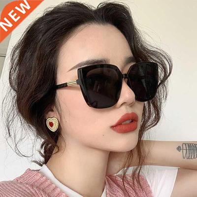 New Brand Designer Cat Eye Sunglasses Woman Vintage Black Mi