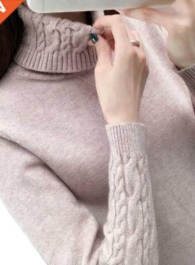 Women Sweater Turtleneck Pullovers Autumn Winter Sweaters Ne