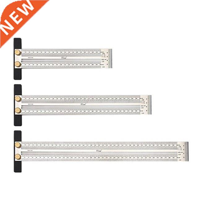 180/200/300/400mm Marking T-Rule Rules Woodworking Scrier M