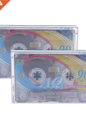 AXYB 2Pcs Newly Standard Cassette Blank Tape Player Empty Ta