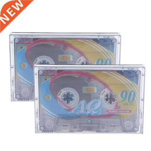 AXYB 2Pcs Newly Standard Cassette Blank Tape Player Empty Ta