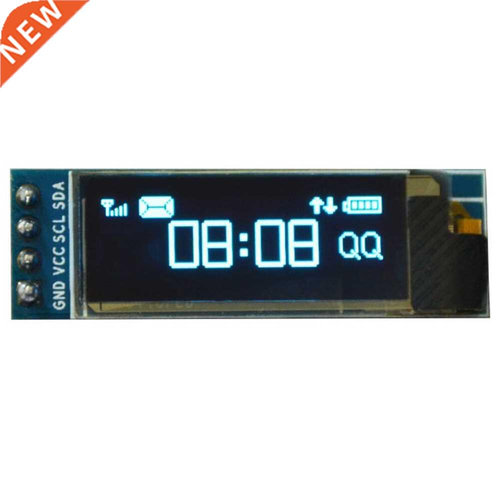 White 0.91 Inch I2C Electronic IIC 128x32 Digital Spare OLED