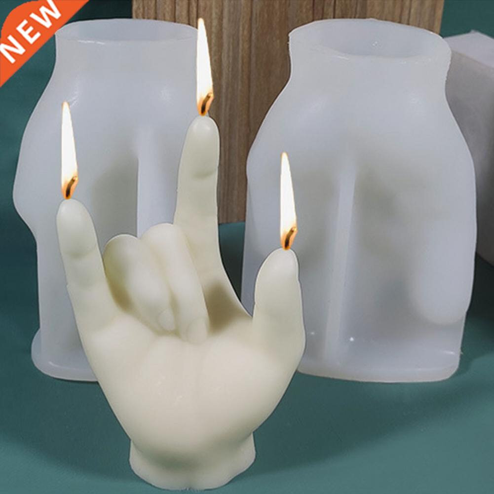 Silicone Candle Mold Gesture Candle Mold Plaster