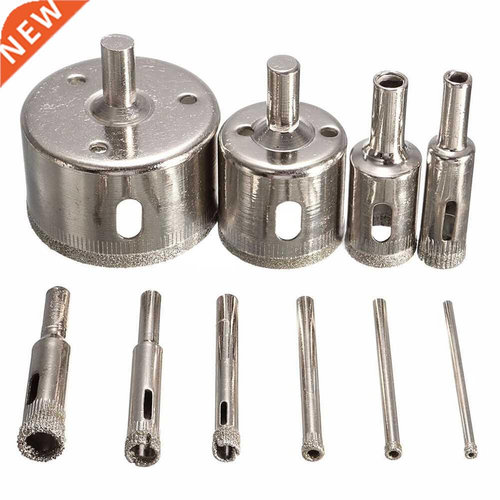 10Pcs Hole Saw 3-50mm Drill Bit Saw Set Tile Ceramic Marble