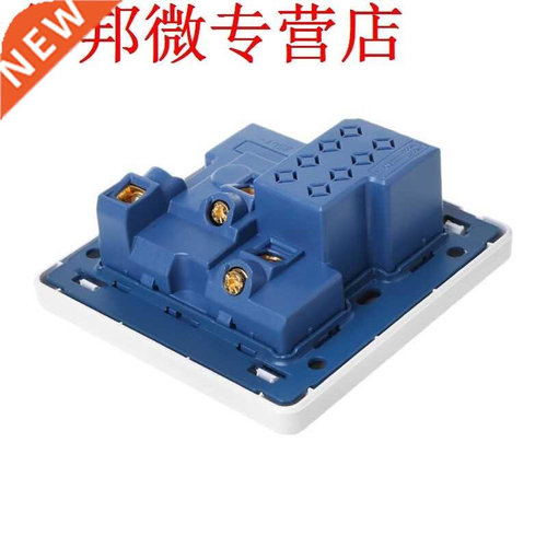 220-250V 1A Wall Socket With LED Light Switch 86 Type 5 Ho