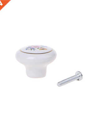 Ceramic Kitchen Door Knobs Cabinet Drawer Cupboard Locker Pu