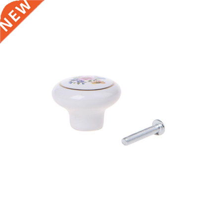 Ceramic Kitchen Door Knobs Cabinet Drawer Cupboard Locker Pu