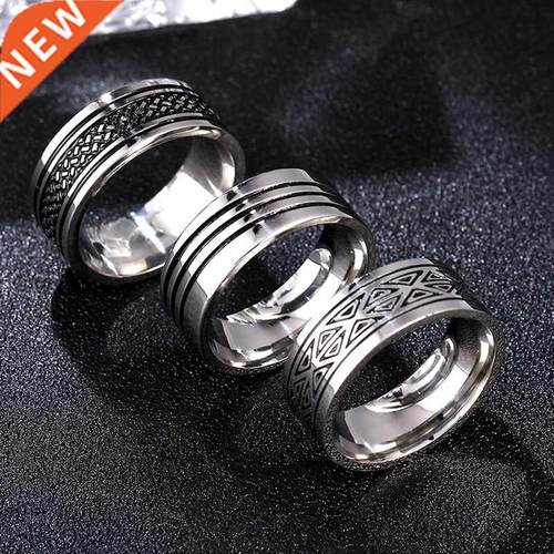 MOREDEAR 8MM Titanium Rings for Men and Women Birthday Gift